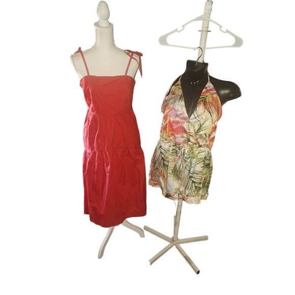 Spring Sale! Lot 31 includes SMALL NWT Sunset Orange Prairie Dress & Shorts Set - Picture 1 of 8